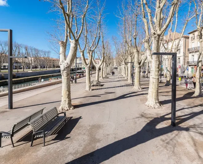 Avenue de la République à Narbonne : artère centrale et dynamique 🌳🚶‍♂️